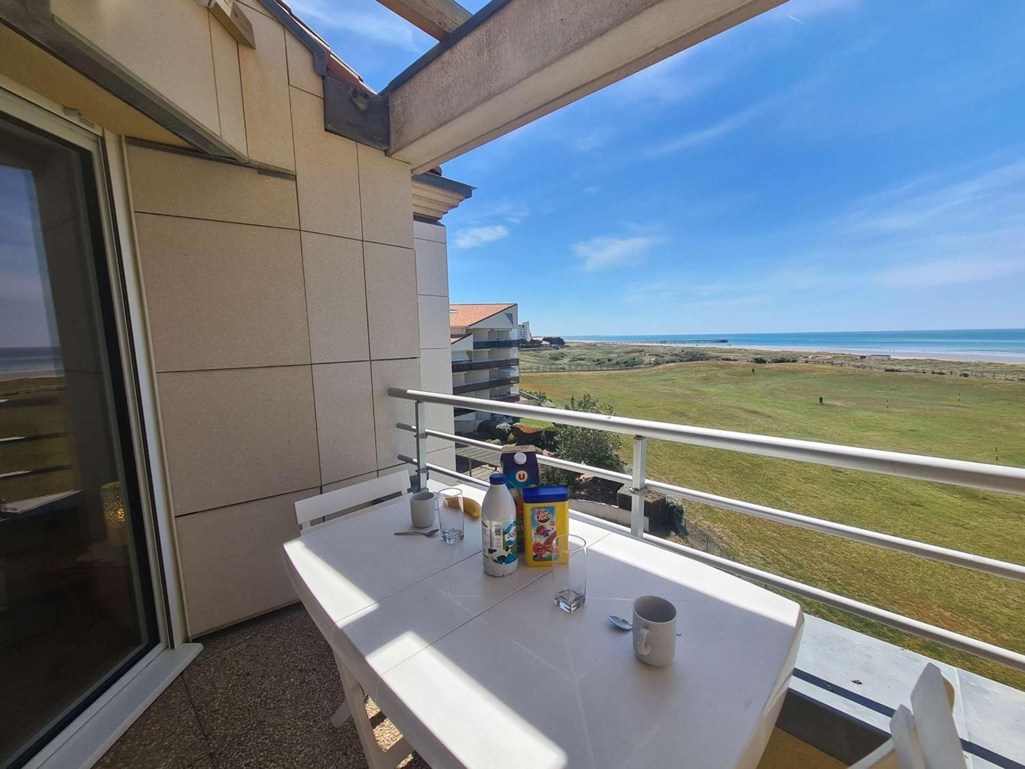 Appartement 2 Pieces/Cabine, Piscine, Parking, Bord De Mer - Saint Jean De Monts - Fr-1-224C-81 Экстерьер фото